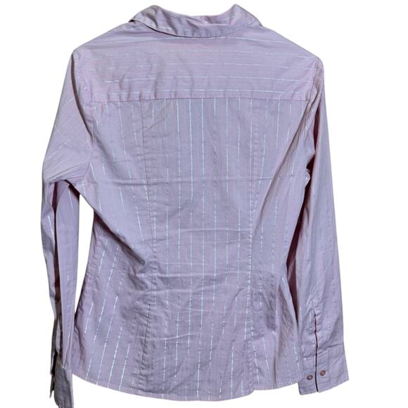 The Limited Pink Button Down Shirt with sparkle size M - Picture 6 of 10